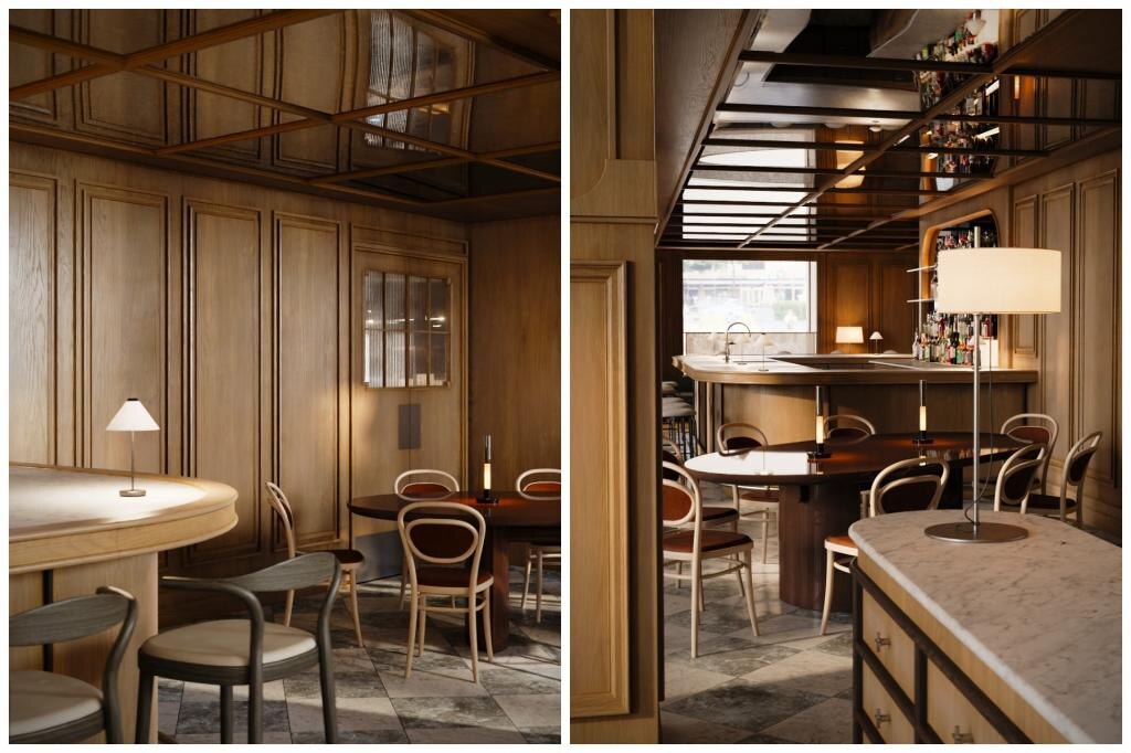 Интерьер ресторана «Перемена»