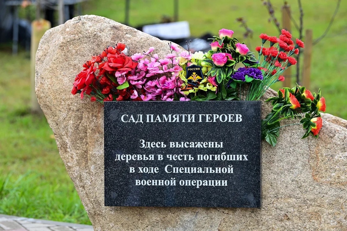    Сад Памяти героев. Фото: «Республика»/Сергей Юдин