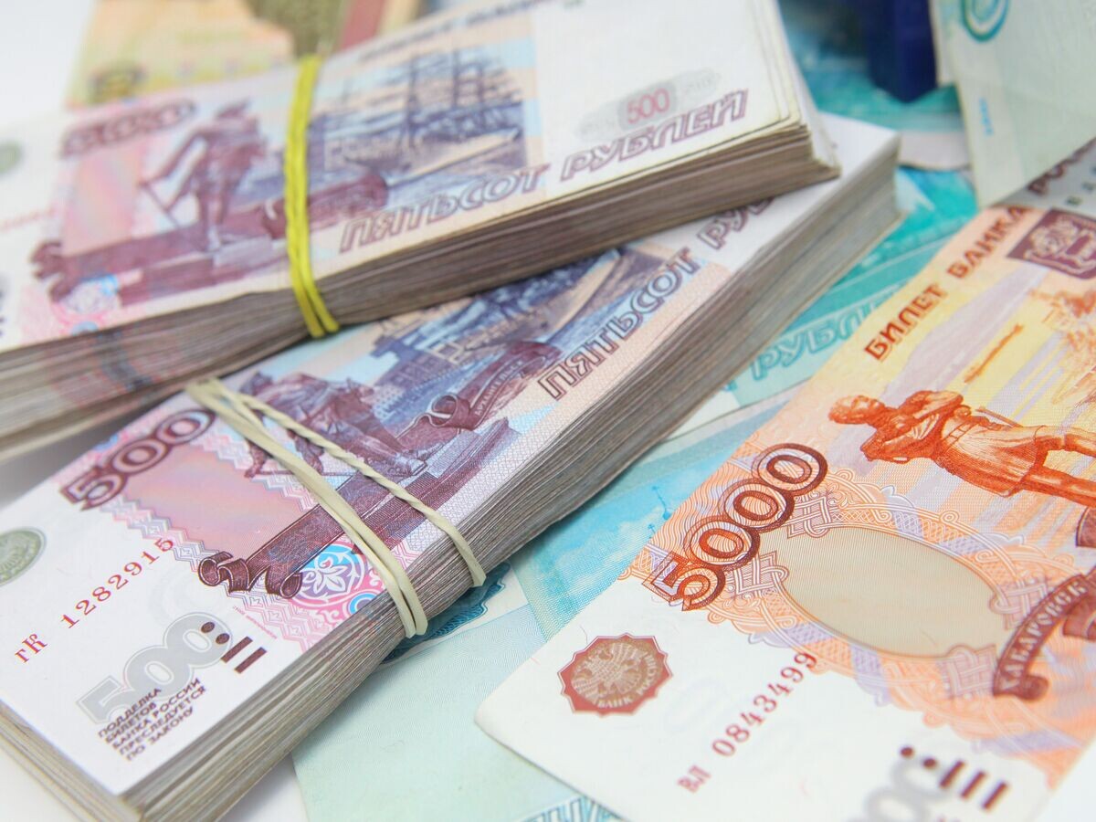    Рублевые купюры разного достоинства© РИА Новости . Илья Питалев