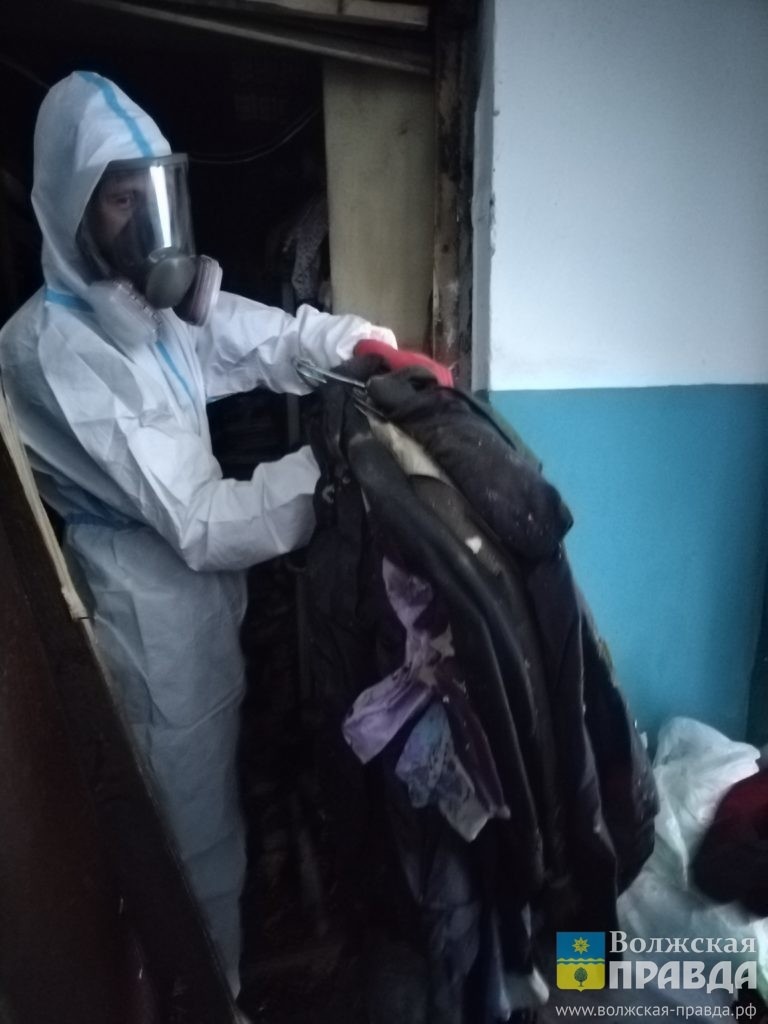 За час уборки волонтёры продвинулись всего на метр📷    «Если бы не книги, не было бы и хлама»: собирательница мусора из Волжского рассказала о жизни и болезни
