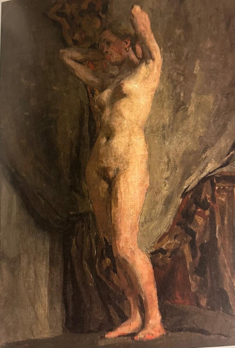 Виктор Орешников. «Обнажённая натурщица». 1951