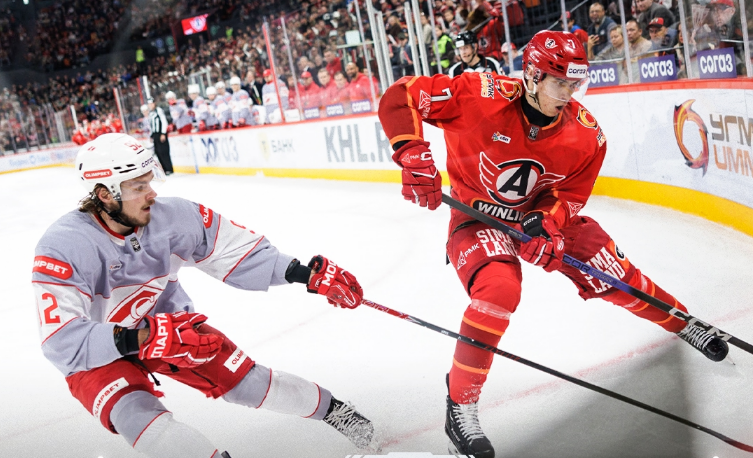 "Спартак" упустил серьезное преимущество над "Автомобилистом". Фото: КХЛ