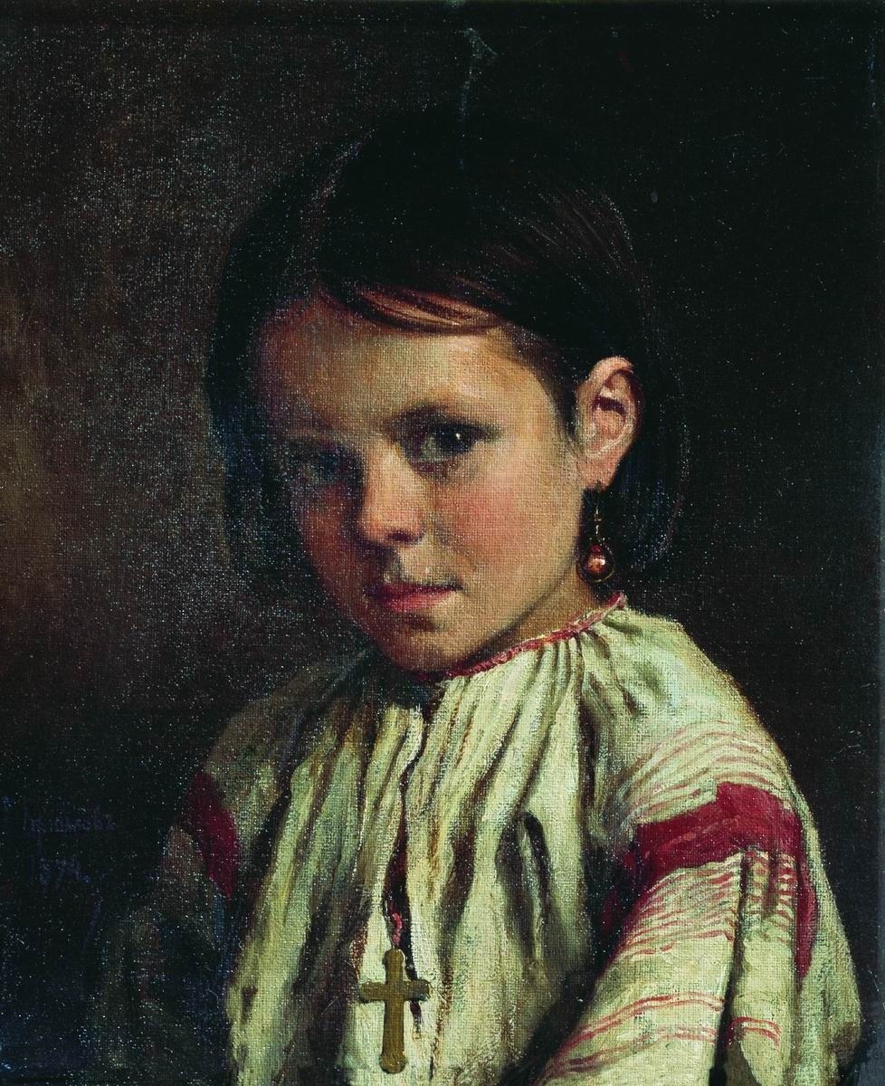 Крестьянская девочка, 1874, Государственный музей-заповедник «Ростовский кремль»