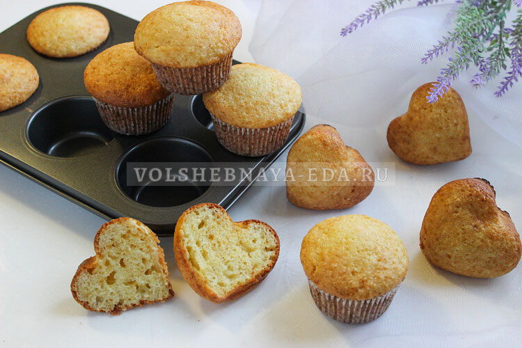 Творожные кексы: самый простой рецепт