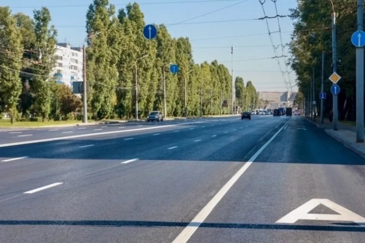    Километровый участок Московского шоссе отремонтировали в Нижнем Новгороде