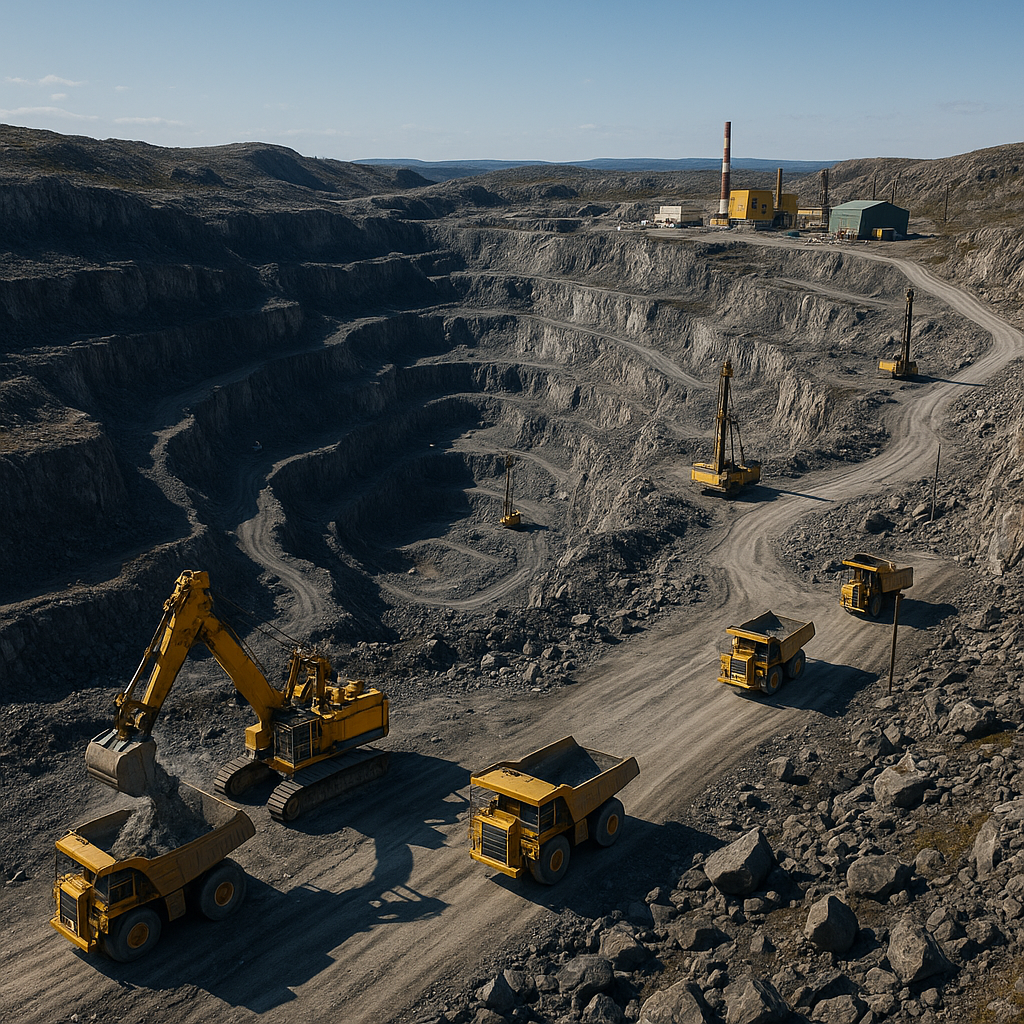 Колмозерское месторождение лития с высоты