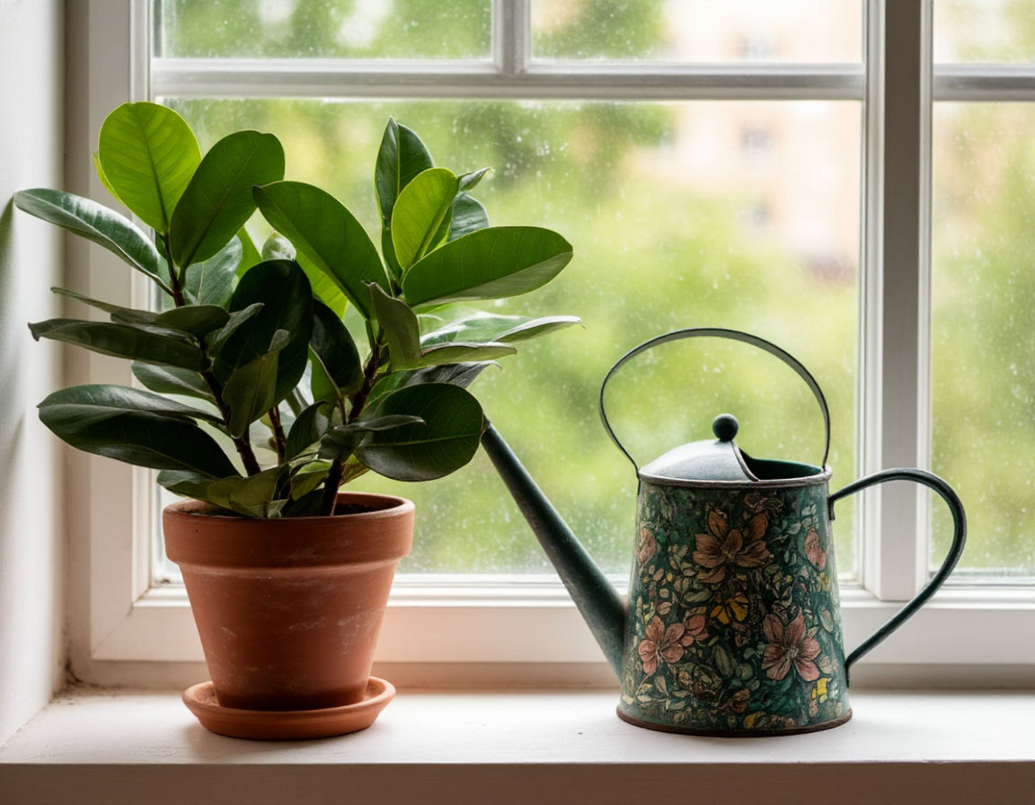 как сформировать пышную крону фикуса