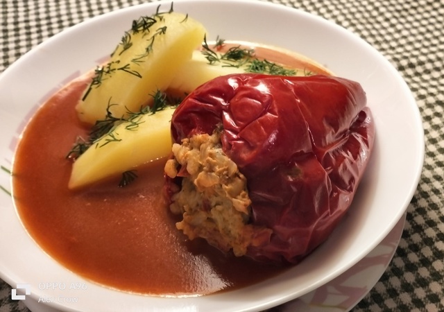 Töltött Paprika. Фото автора.