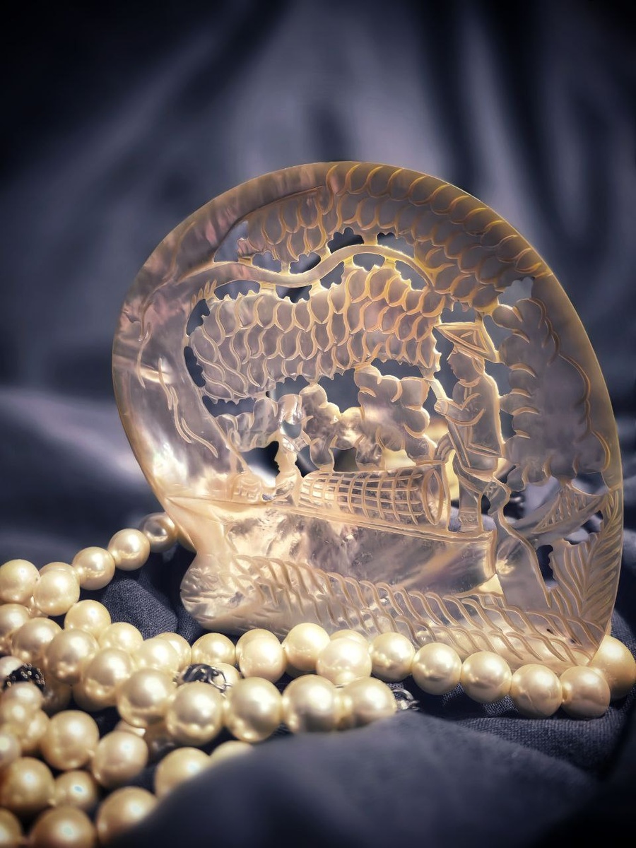 Те самые резные раковины из Бирмы