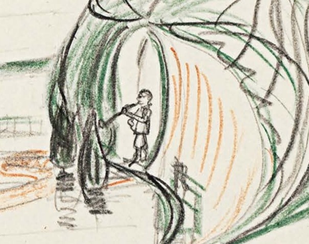 "One Morning Early in the Quiet of the Wolrd", фрагмент. Бильбо