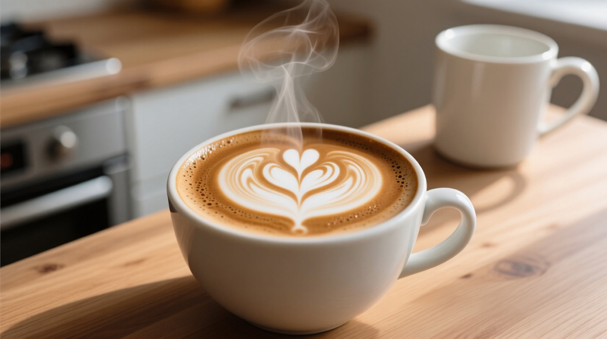 Латте с ванильным кремом