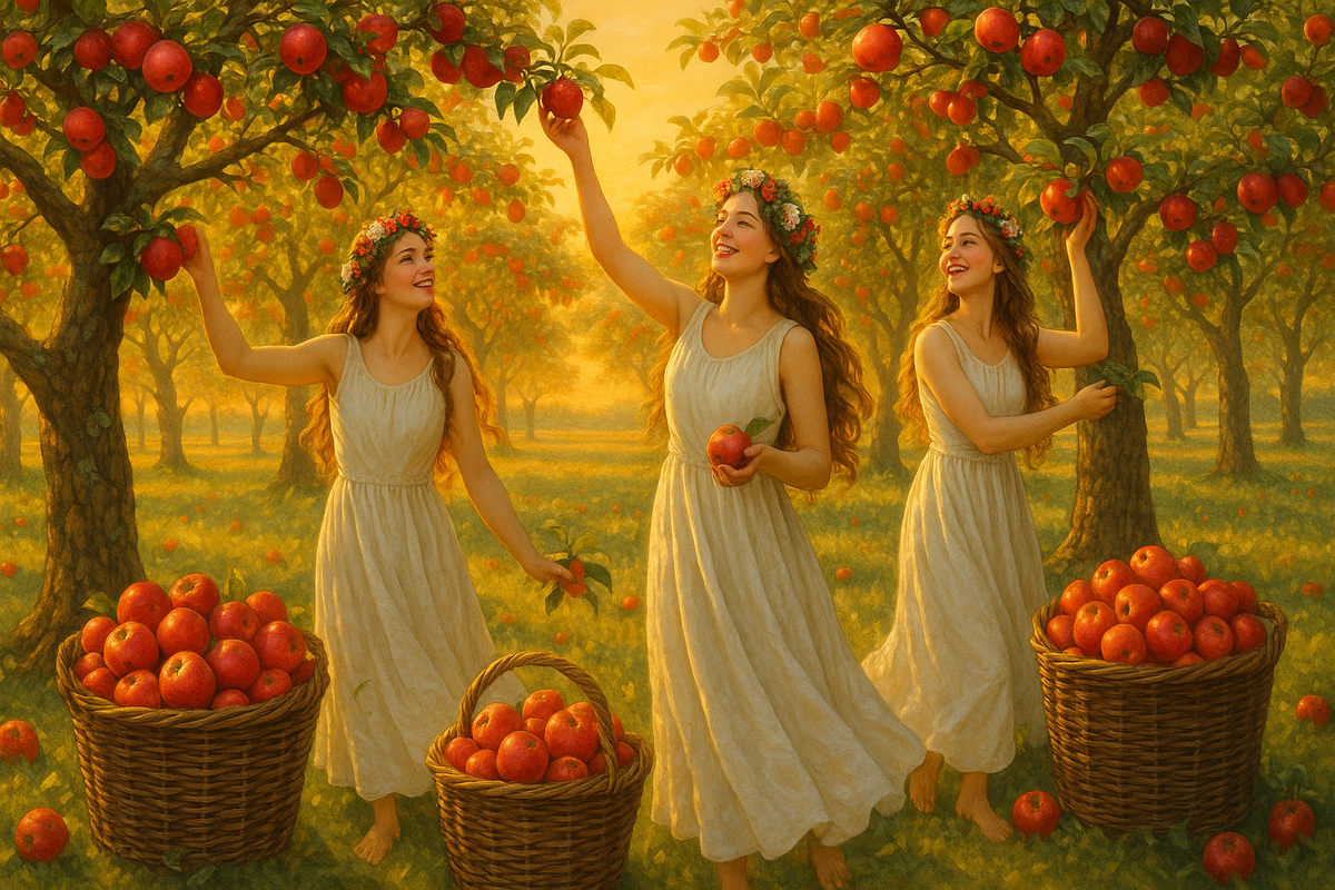 Яблоки Мабона — символ щедрости и благоденствия. Каждое сорванное яблоко — как обещание новых начал, что ждут Вас впереди.