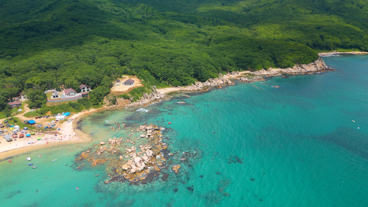 Бухта Триозерье. Приморье (Россия)