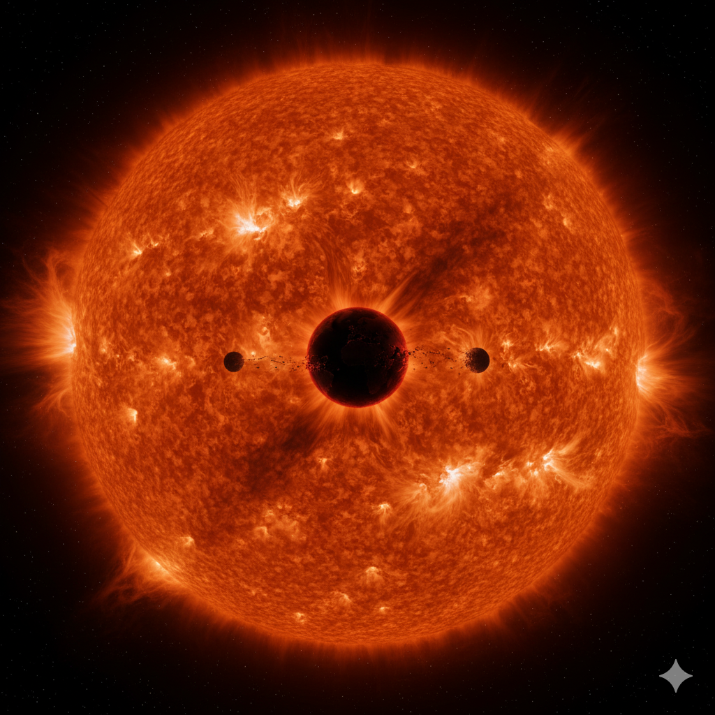 Солнце поглащает Землю