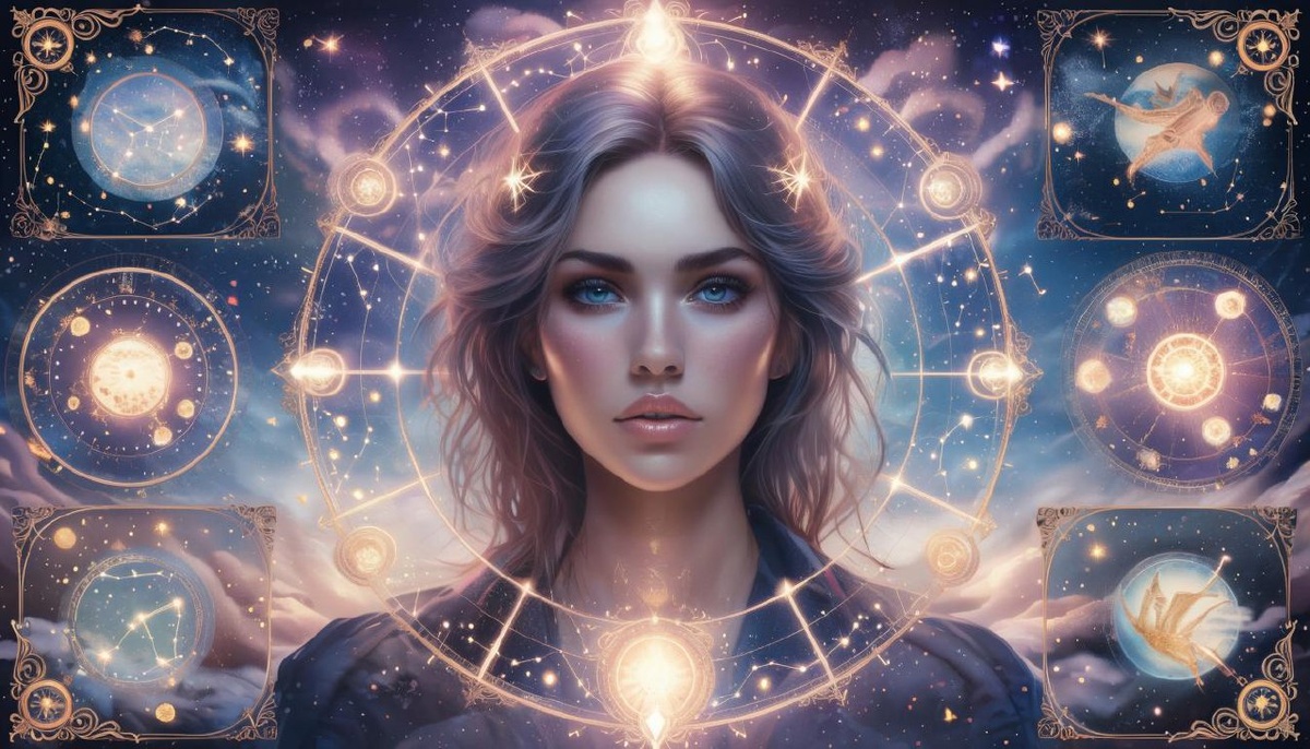 Астрология. Иллюстрация сгенерирована нейросетью