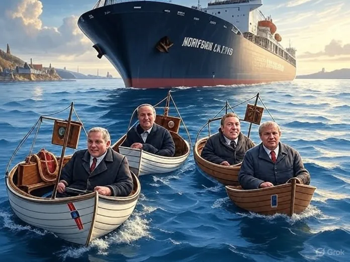 Норвежские олигархи, может, и богаты, но они младенцы по сравнению с Норвежским нефтяным фондом. Иллюстрация КИ.