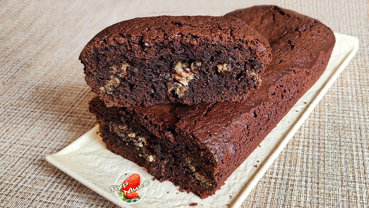 Шоколадный брауни с халвой на канале Бурмикс