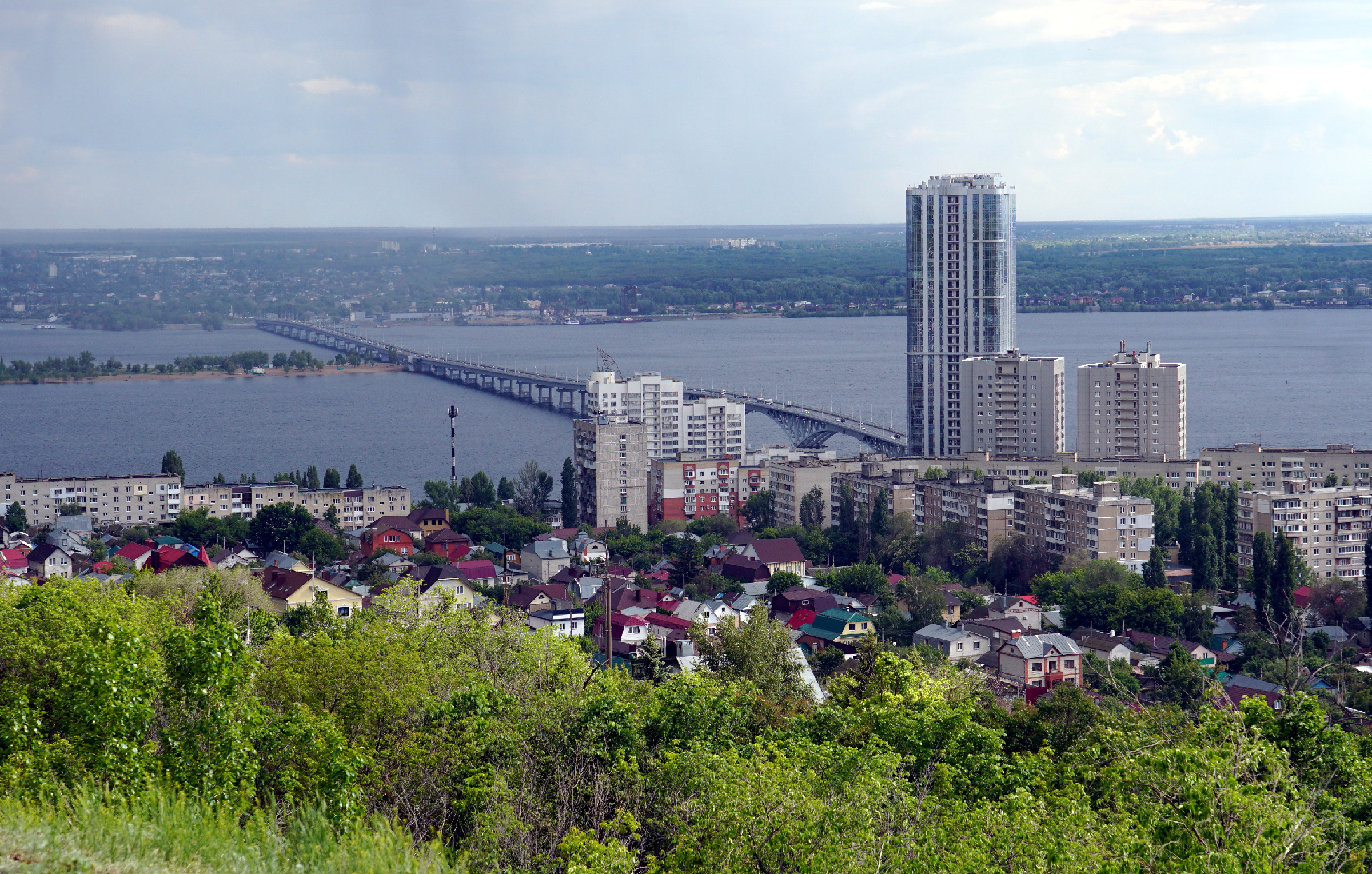 Потеплевший Саратов. Рекордная набережная и виды с Соколовой горы 