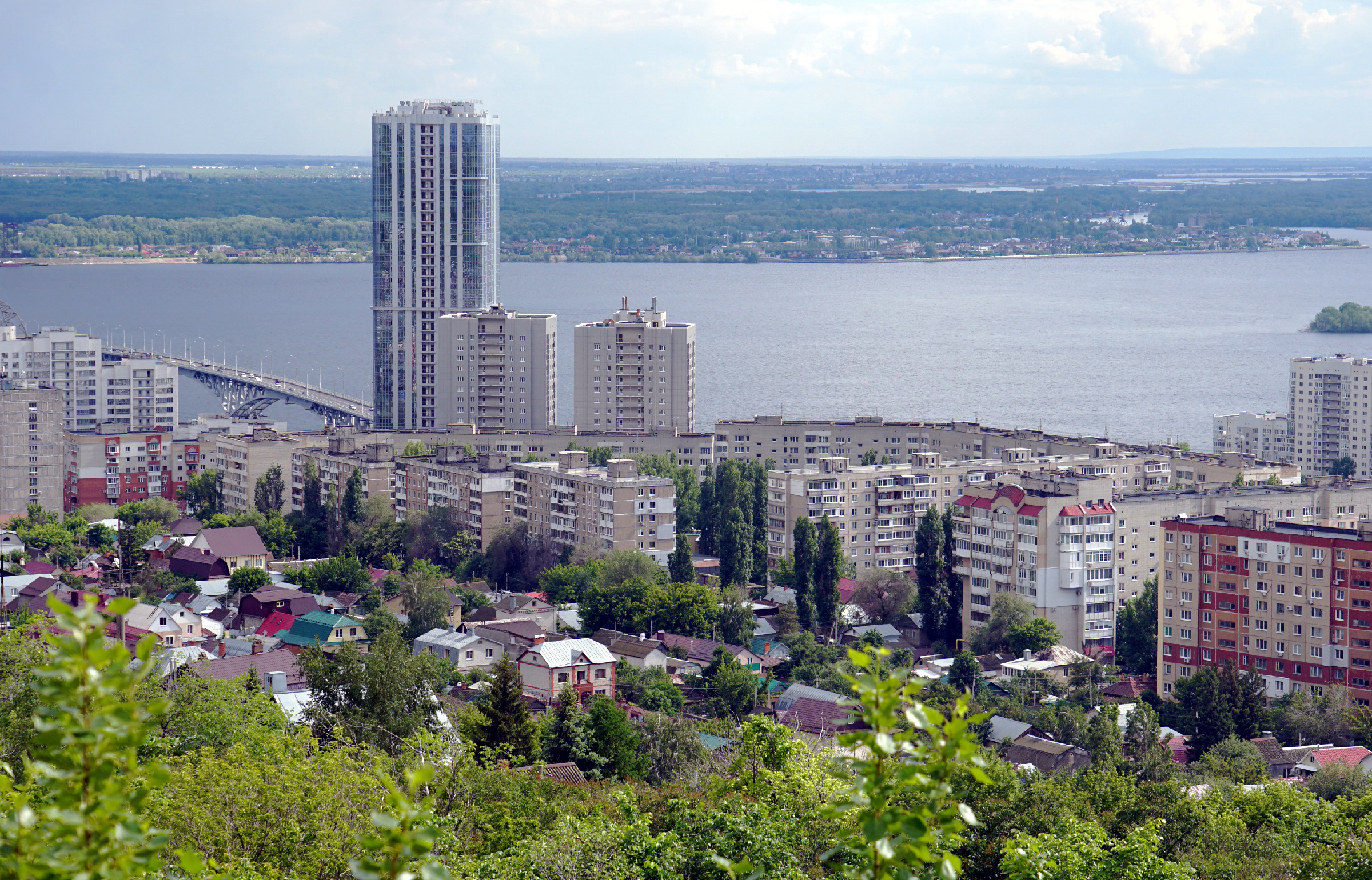 Потеплевший Саратов. Рекордная набережная и виды с Соколовой горы 