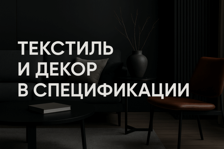    Как и когда правильно оформлять спецификацию декора и текстиля чтобы избежать ошибок и ускорить согласование в проекте admin