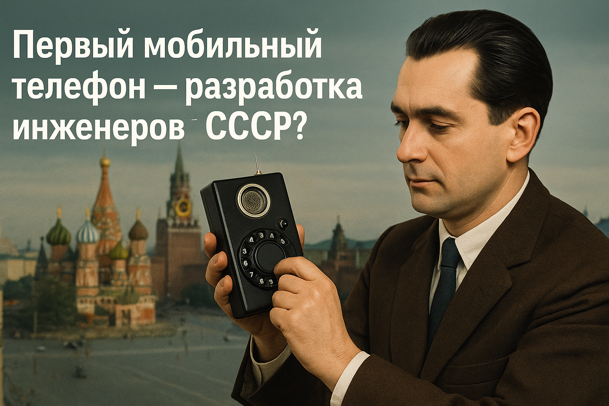 Первый мобильный телефон — разработка инженеров СССР?