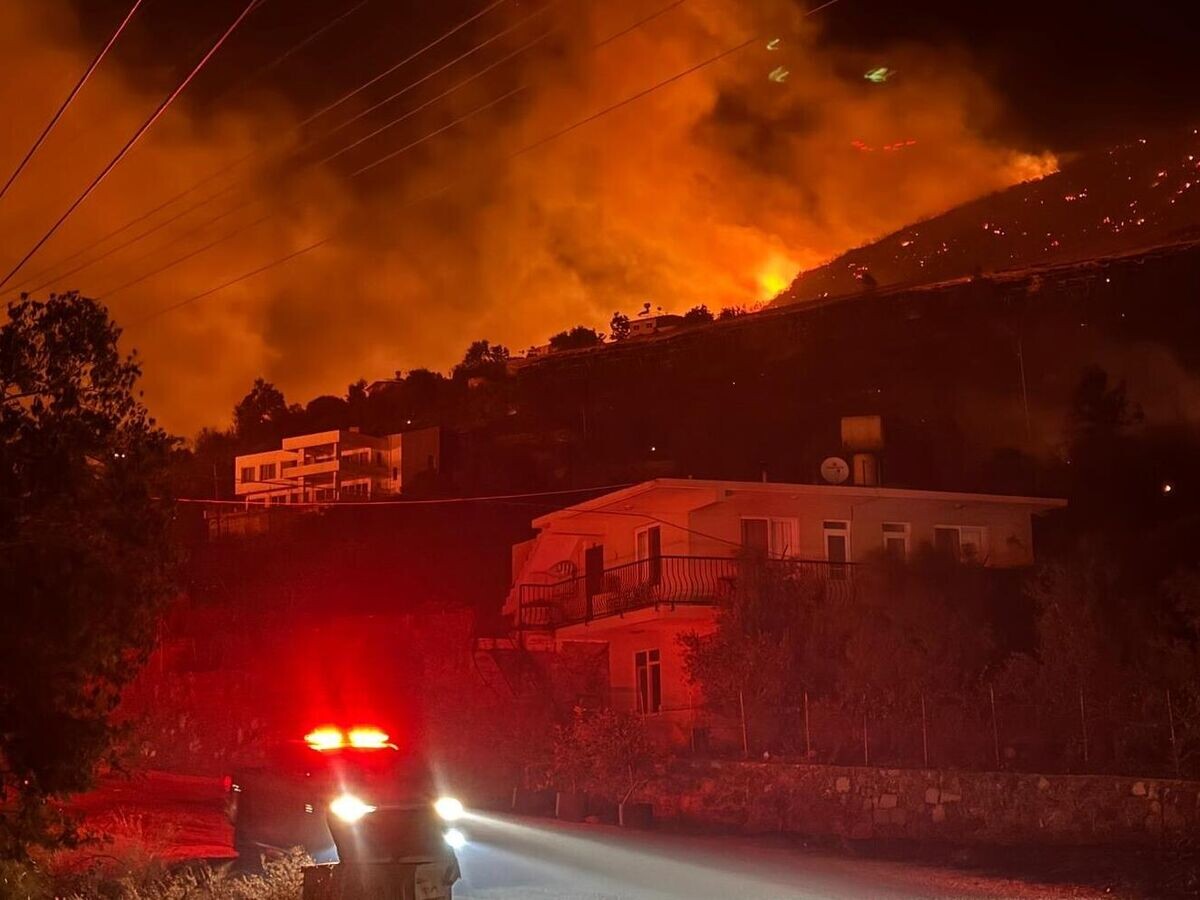    Лесной пожар в Аланье, Турция© Getty Images / Anadolu/Mert Canturk