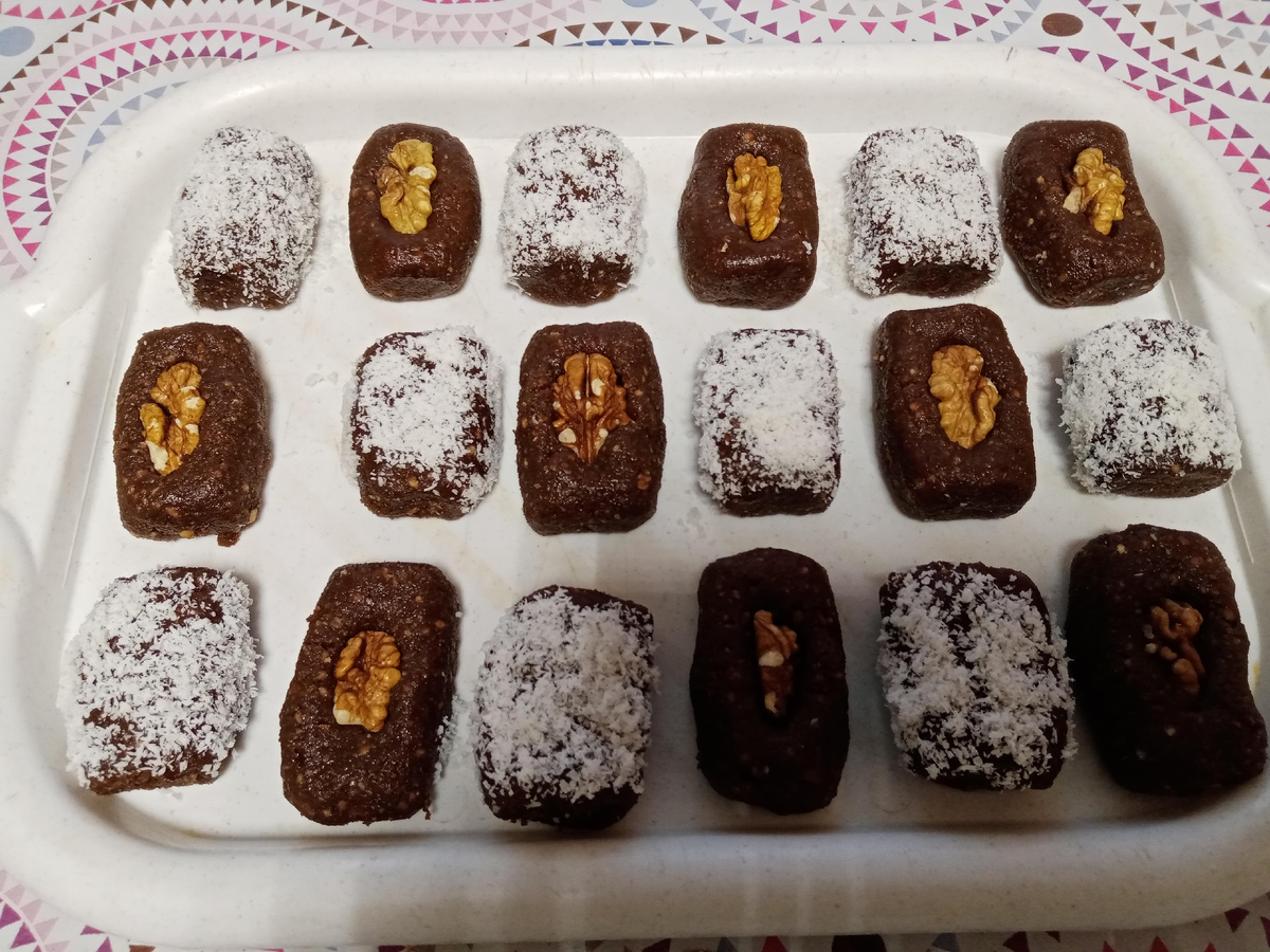 Шоколадный ореховый клад. Фото 📷 автора.