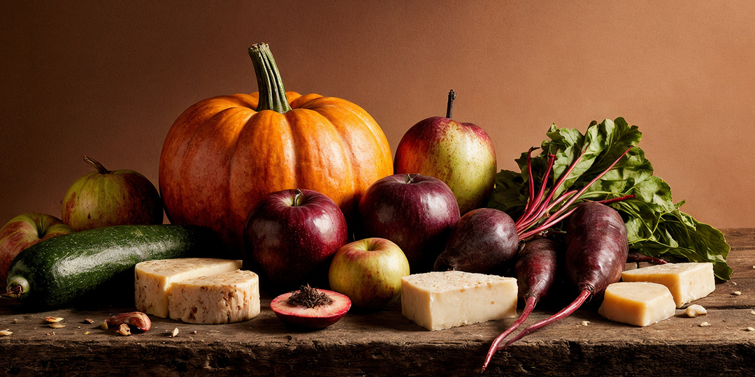 Осенняя палитра вкусов: какие сыры лучше всего сочетаются с осенними фруктами и овощами