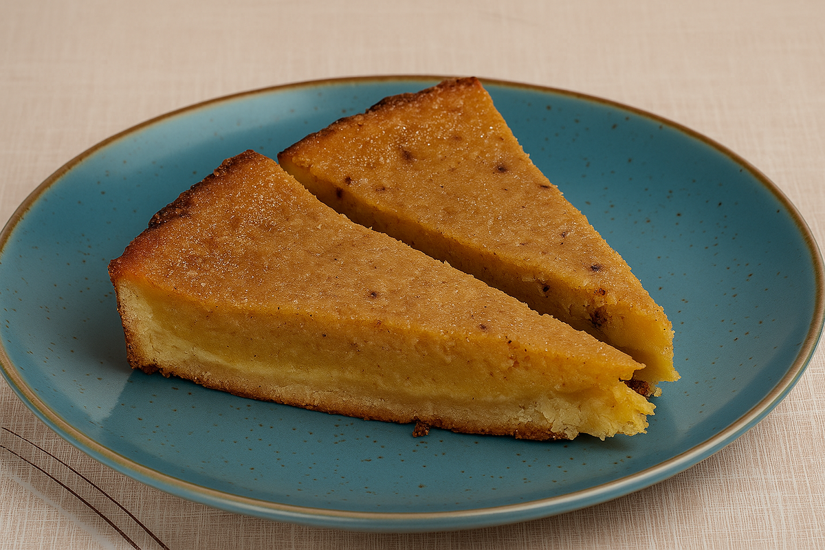 Тыквенный пирог с корицей и сгущенным молоком 