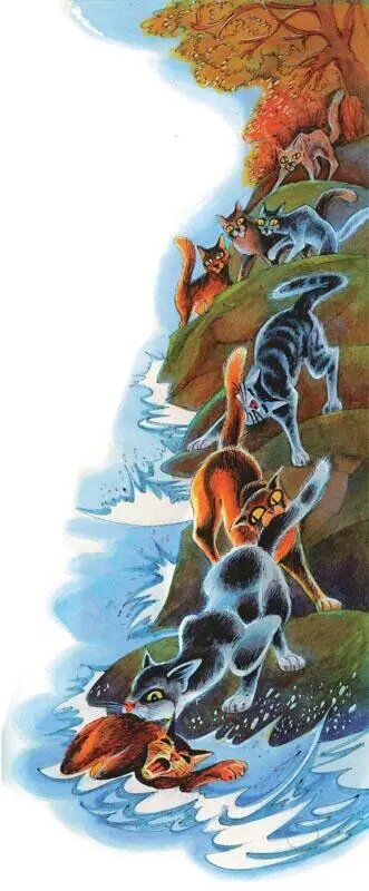 Воины спасают тонущих товарищей. Изображение из путеводителя