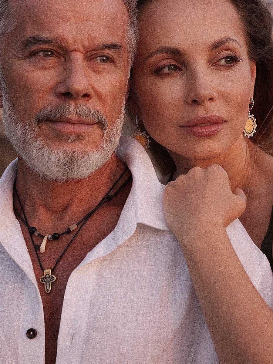 Олег Газманов со второй женой Мариной