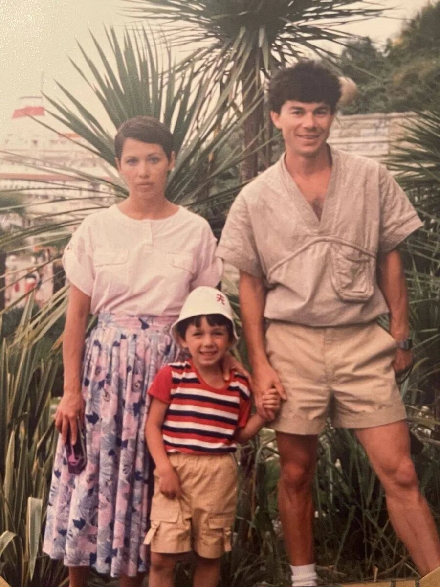 Газманов с первой женой Ириной и сыном Родионом