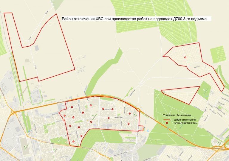    В Оренбурге на сутки отключат холодное водоснабжение в нескольких районах Оренбуржье