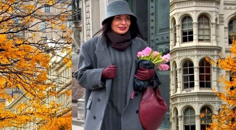 Осеннее пальто для женщин плюс сайз