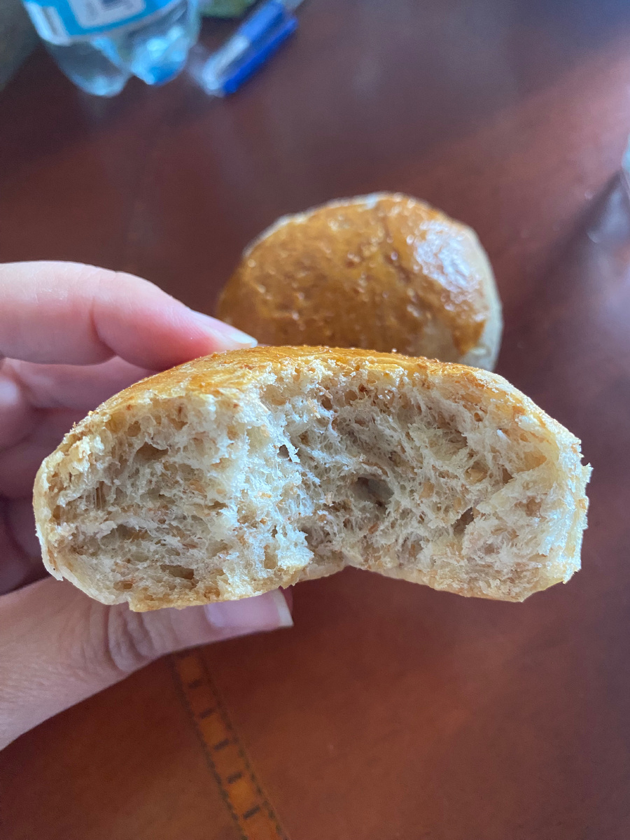 Булочки с отрубями