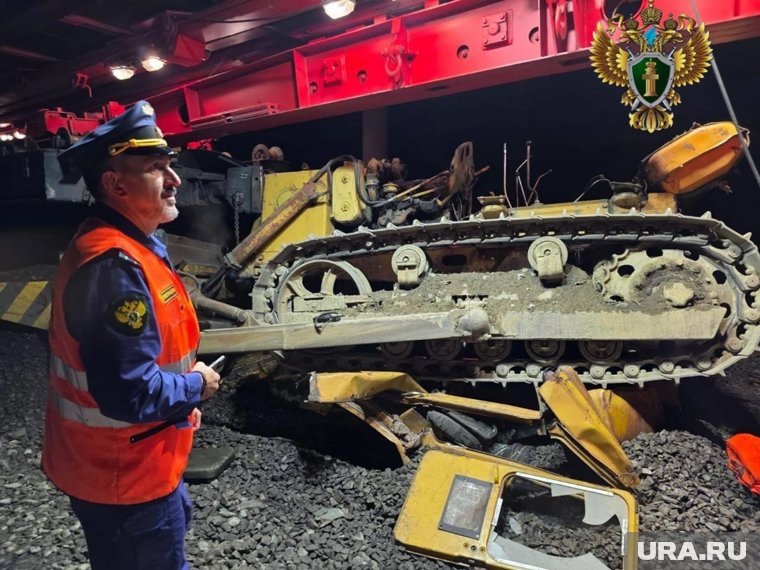 В Амурской области два вагона с укладочным краном сошли с рельсов
Фото:Дальневосточная транспортная прокуратура