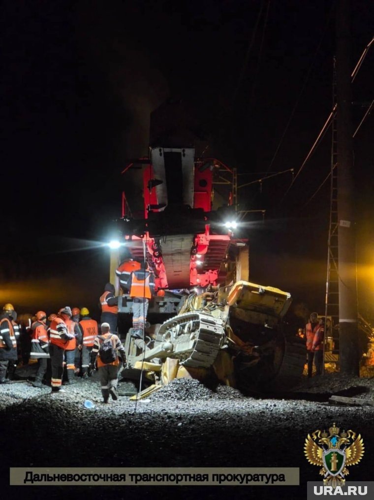 На месте работают следователи
Фото:Дальневосточная транспортная прокуратура