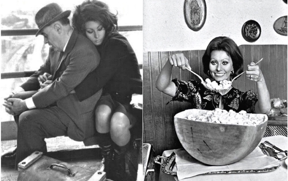 Софи Лорен с супругом Карло Понти.