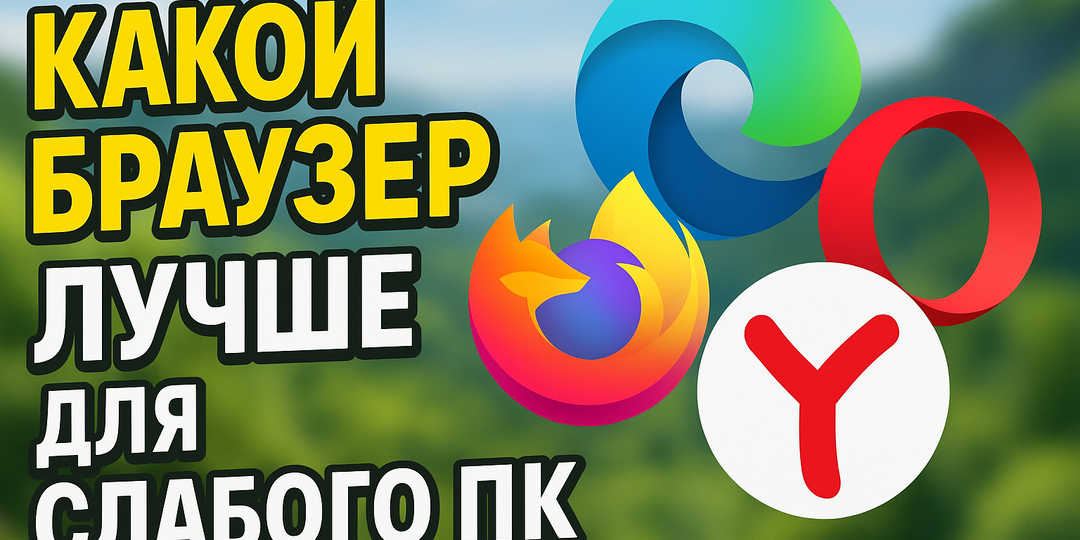 Какой браузер лучше для слабого ПК?