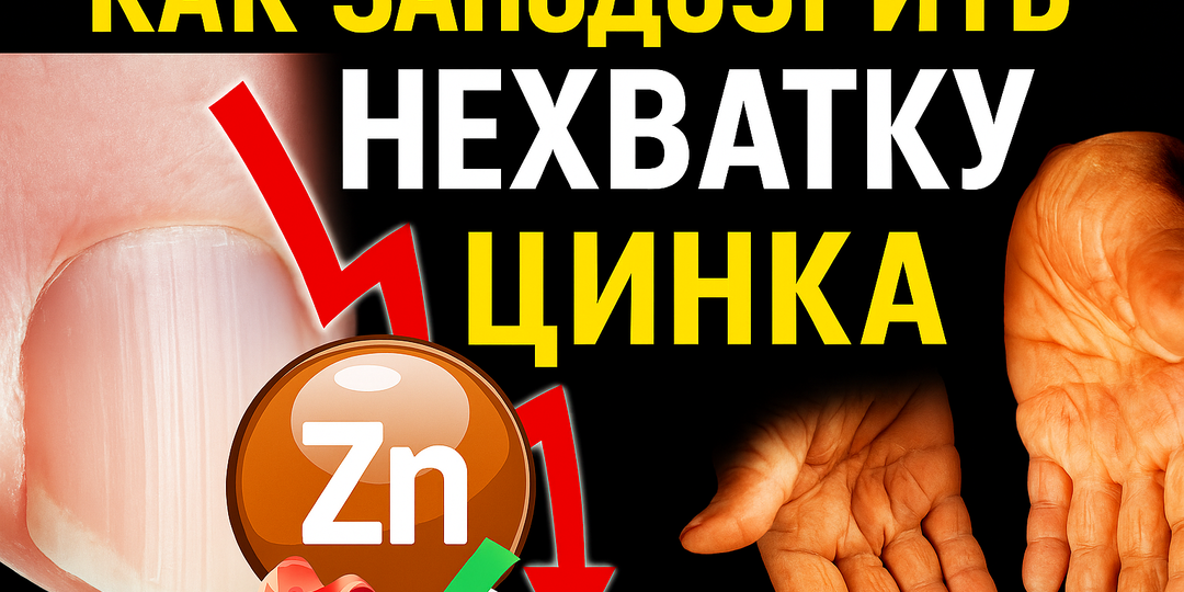 Как заподозрить нехватку цинка и почему это серьезнее, чем кажется