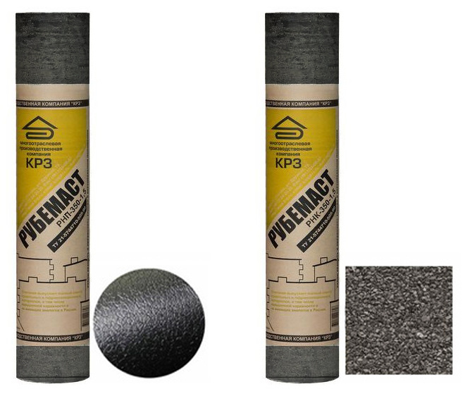 Рубемаст марок РНП (без посыпки) и РНК (с посыпкой)