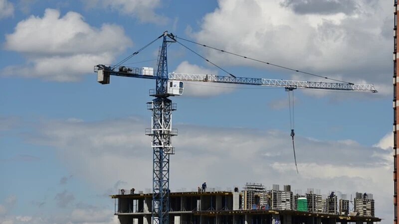     Строительный кран. Стройка. Pixabay.com.