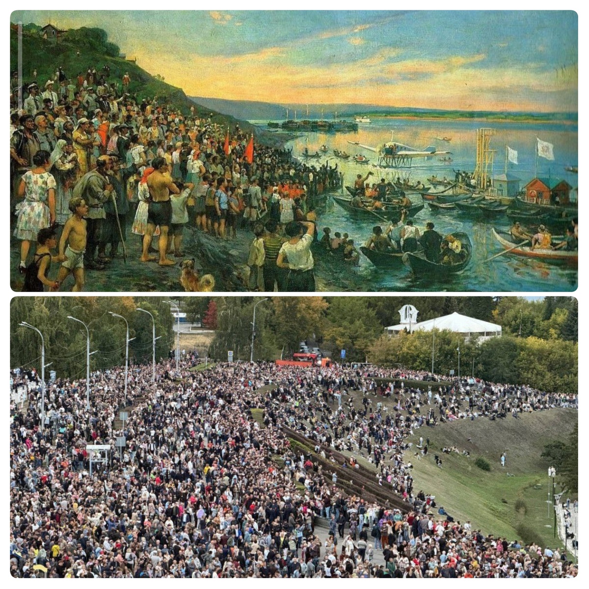 Ульяновск... Тогда и сегодня. Все фото, коллажи в статье авторские. 
