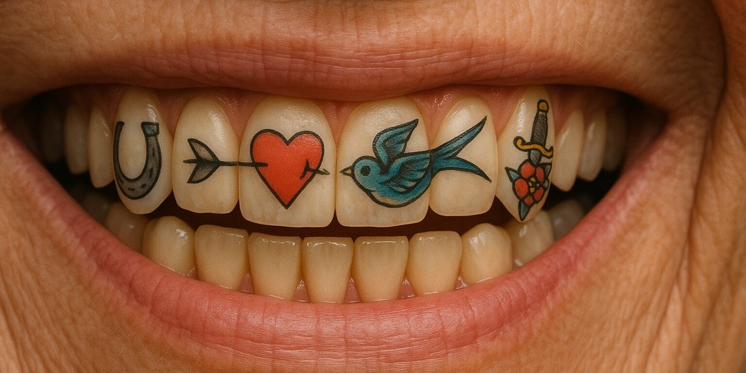 Татуировки на зубах: как их делают и почему все без ума от нового тренда