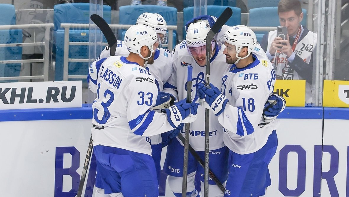    Московское «Динамо» обыграло «Адмирал» по буллитам в матче КХЛ.ХК «Динамо»