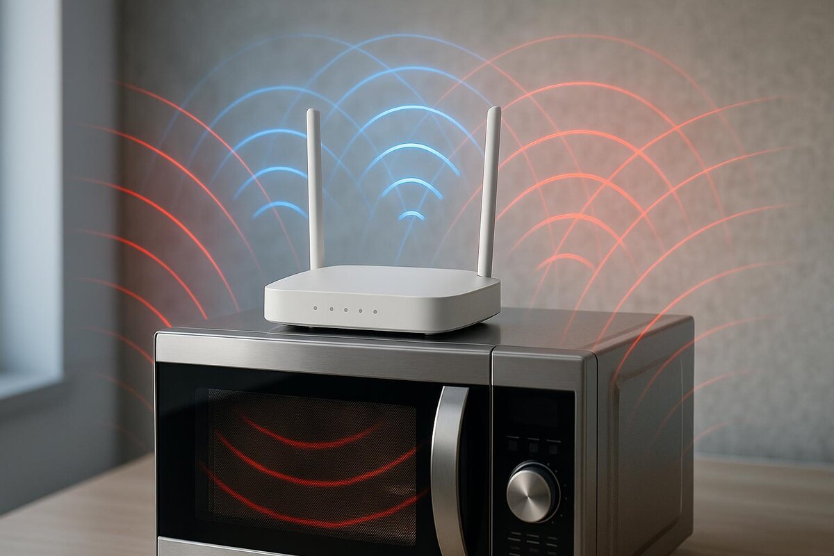 Микроволновые печи работают на той же частоте, что и Wi-Fi - 2,4 ГГц
