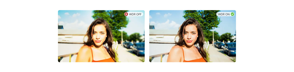 Камера у панели двухмегапиксельная, с широким углом, да ещё и с цифровым WDR