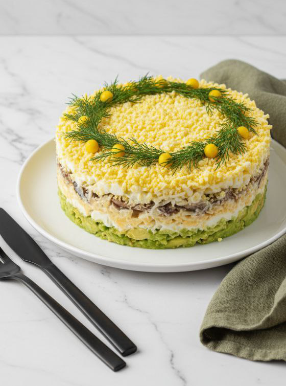 Не классическая "Мимоза" (кето-версия)!