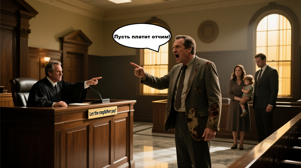 — Пусть твой новый муж теперь содержит ребёнка. Я решил переложить часть расходов по алиментам на нового мужа бывшей жены