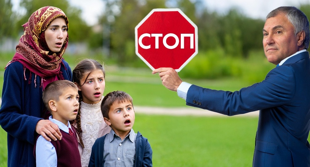 Решение по мигрантам принято: они будут приезжать в Россию без семей - позицию власти озвучил спикер Госдумы Володин